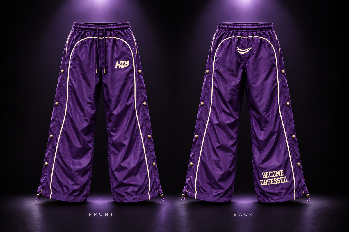 Purple Track Pants